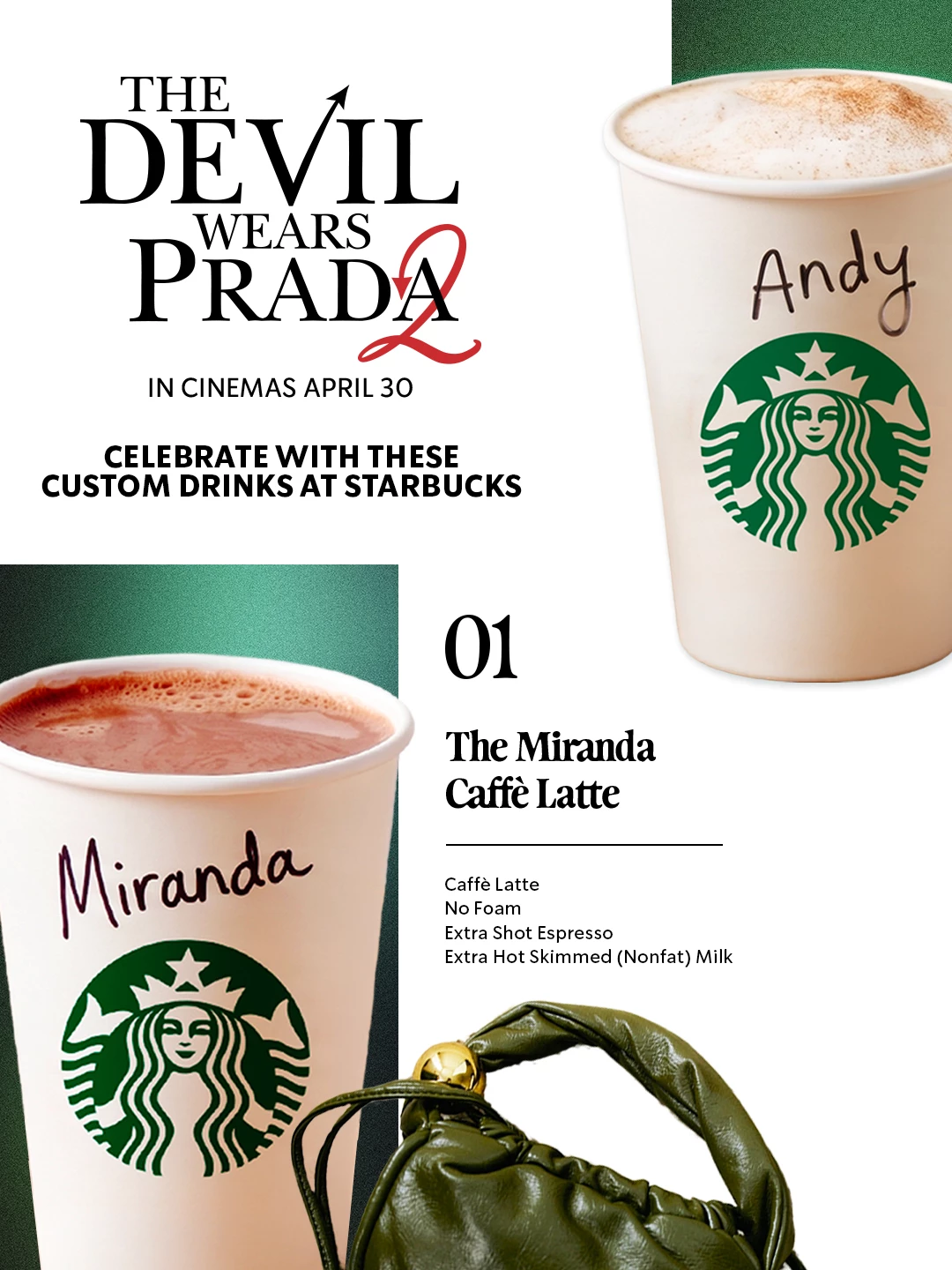 20 ans après.. le Diable shabille en Prada starbucks