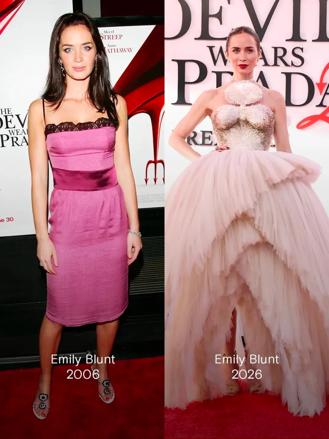 Emily blunt evolution 2006-2026