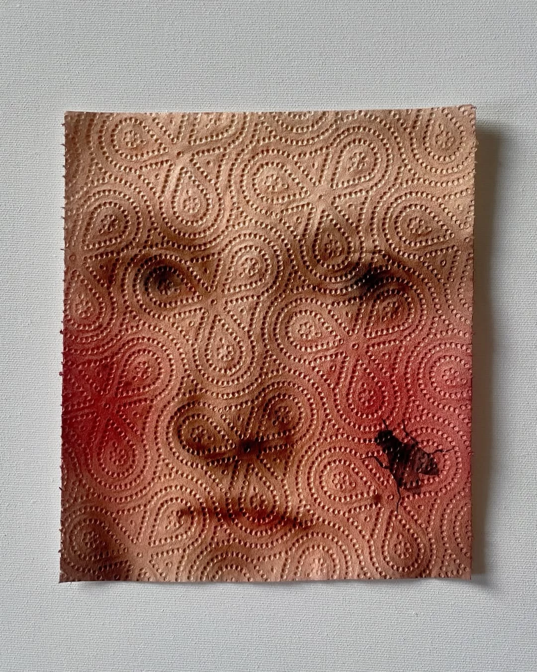 SHAMEacrylic on paper towel