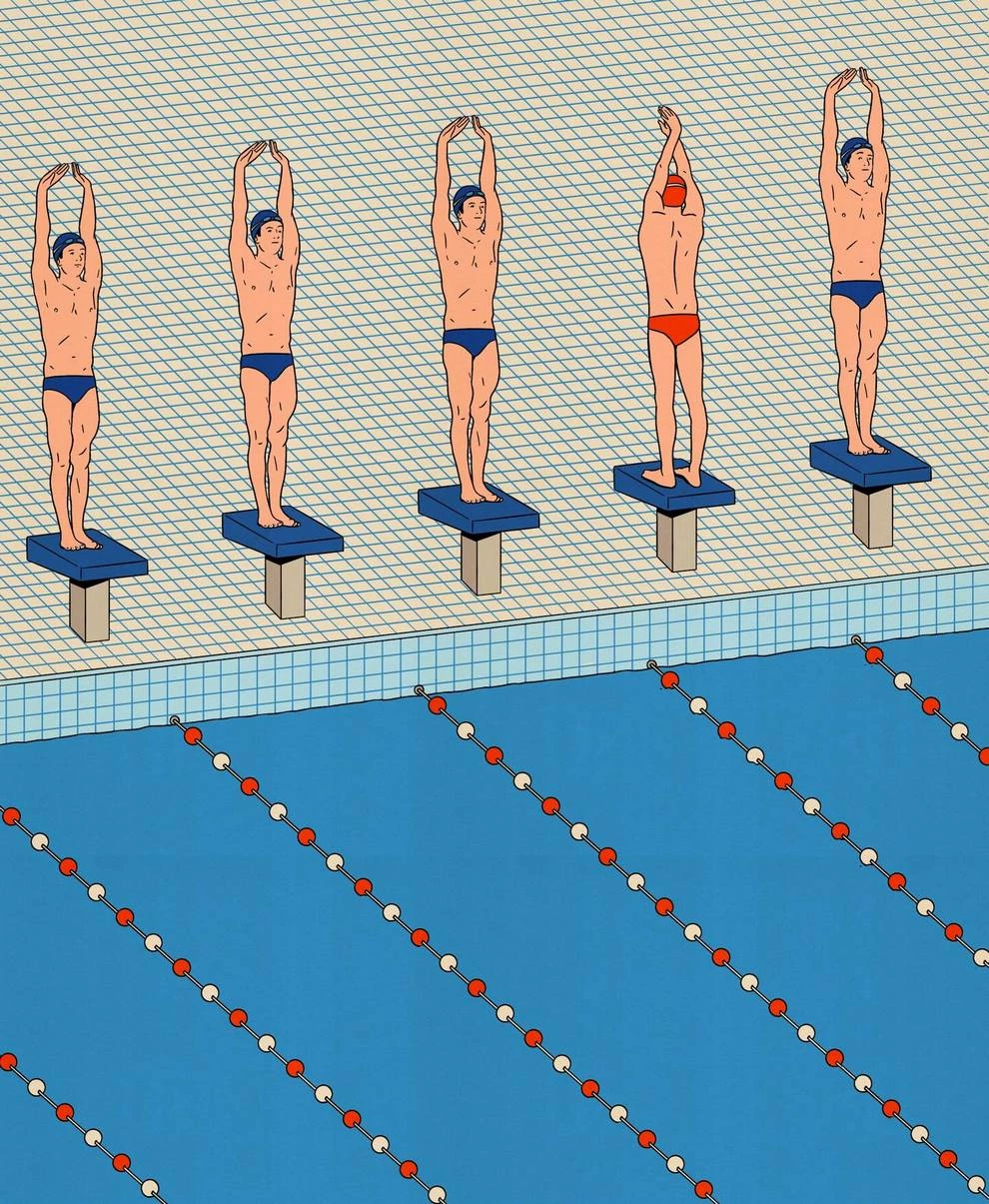 Swiming illustration