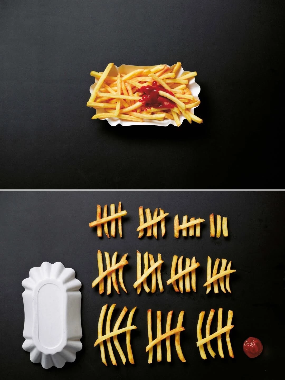 frite assiete clean