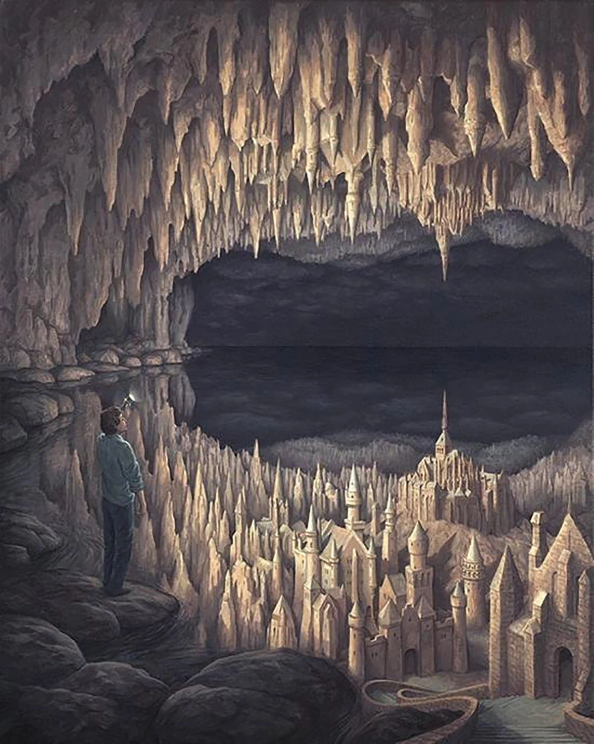 illusions-optique-peinture-rob-gonsalves-city