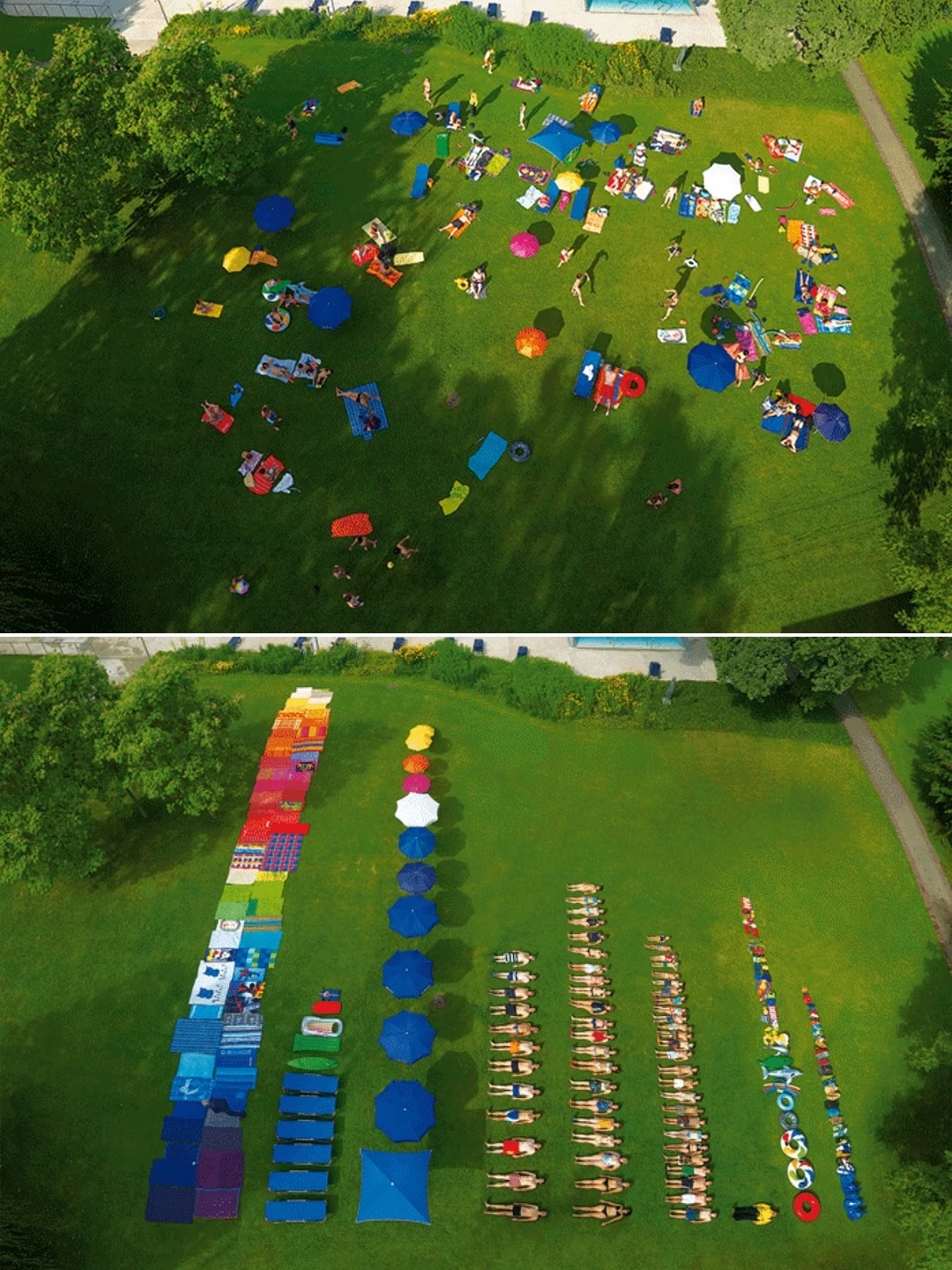 The Art of Clean Up is a project by Ursus Wehrli that transforms chaos into structured arrangeme copie