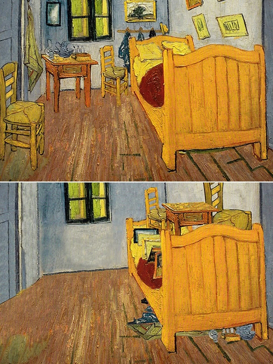 van gogh sous le lit