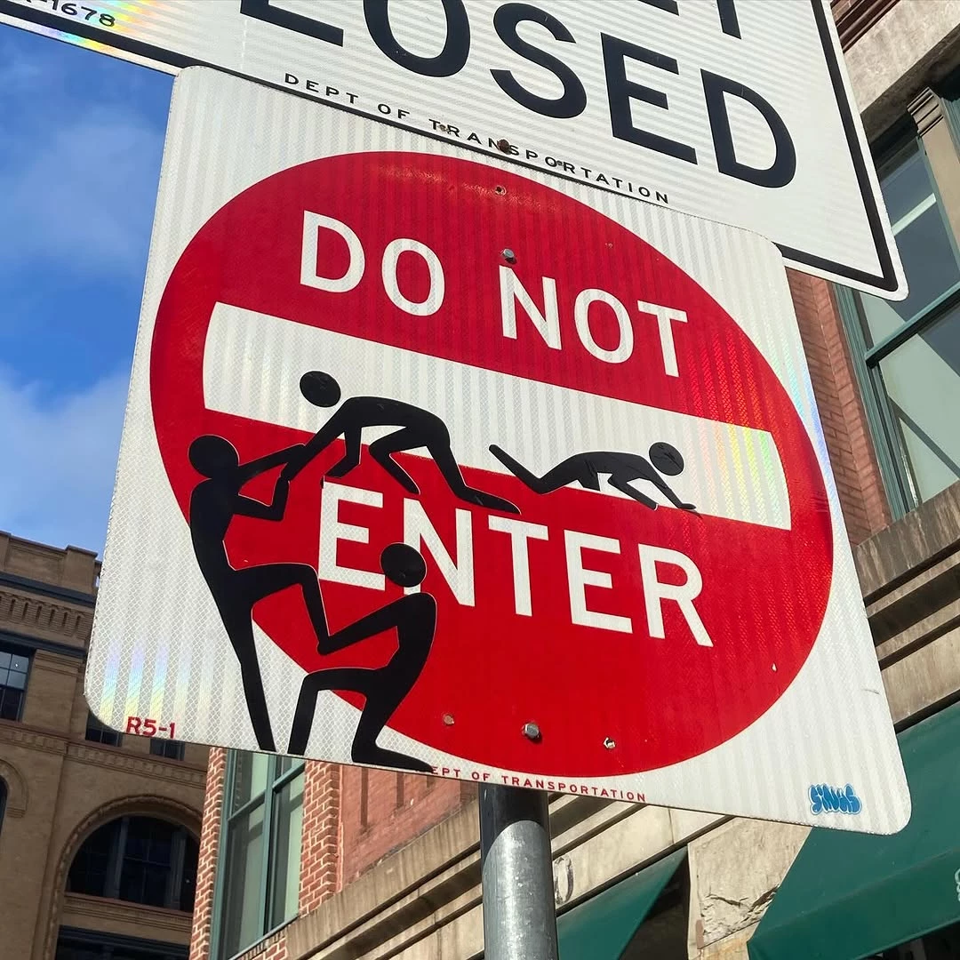 do not enter art