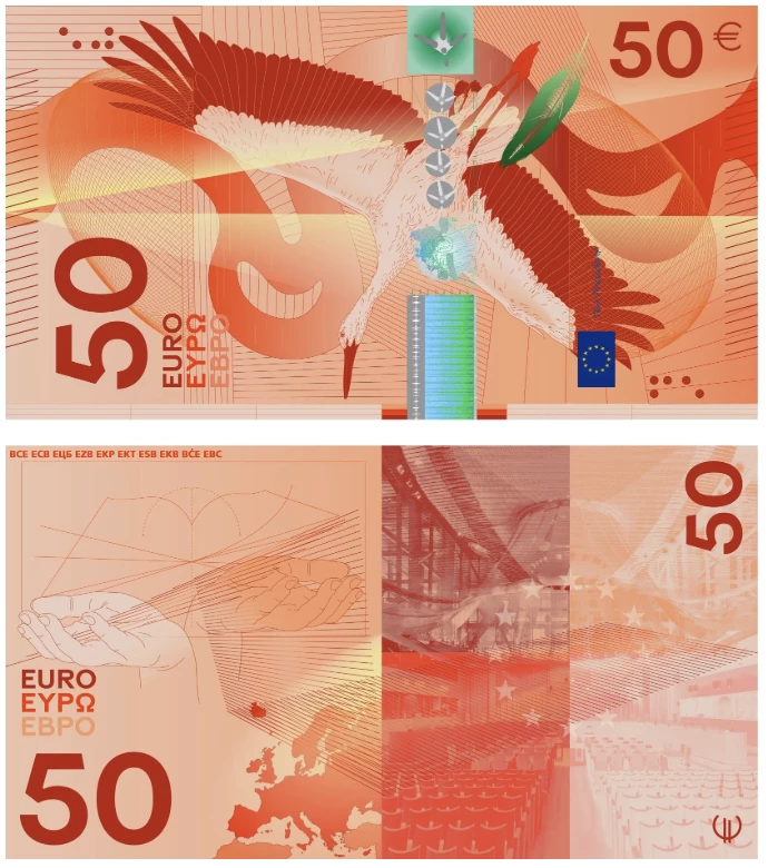 50€ -oiseaux- billet