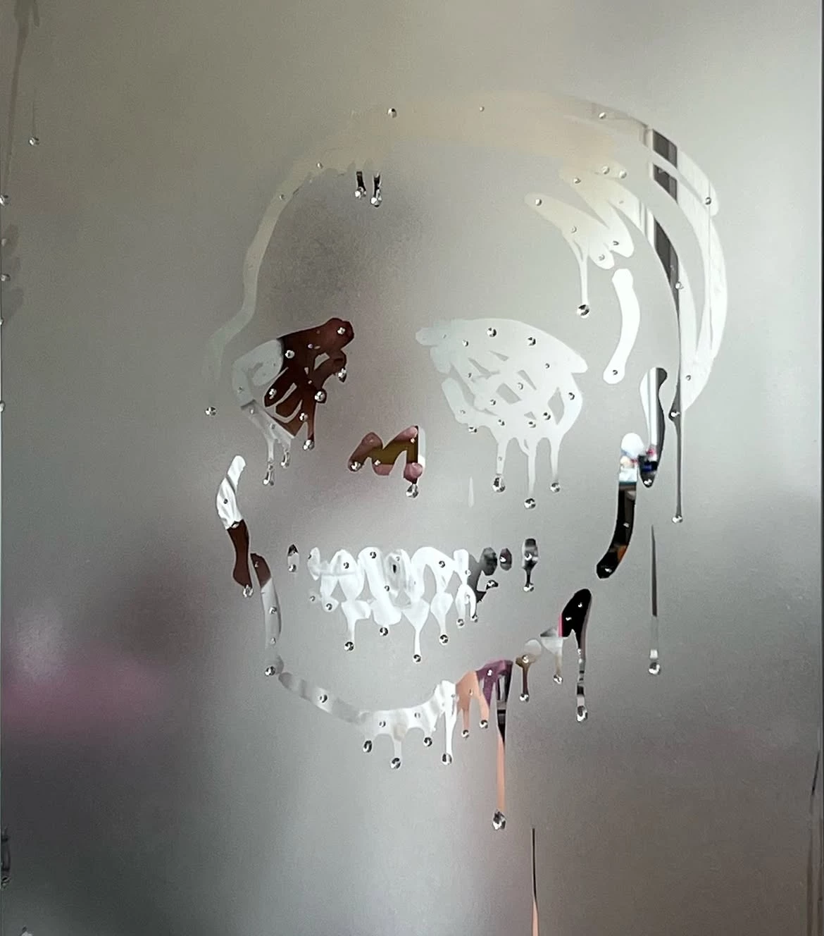 peinture tete de mort condensation
