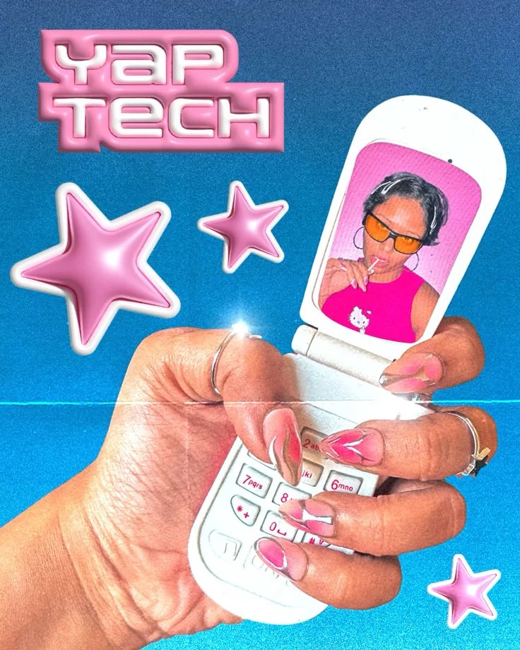 y2k phone poster