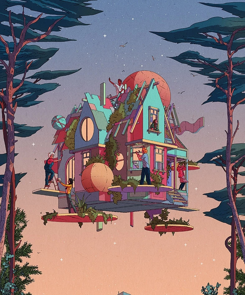 maison-Olivier Bonhomme-illustration